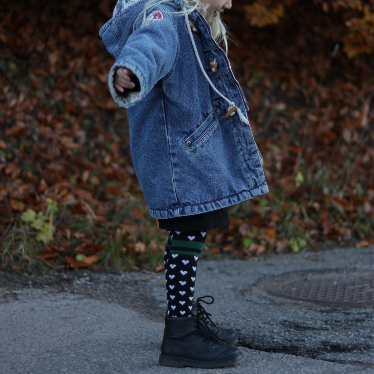 Hearty green tights