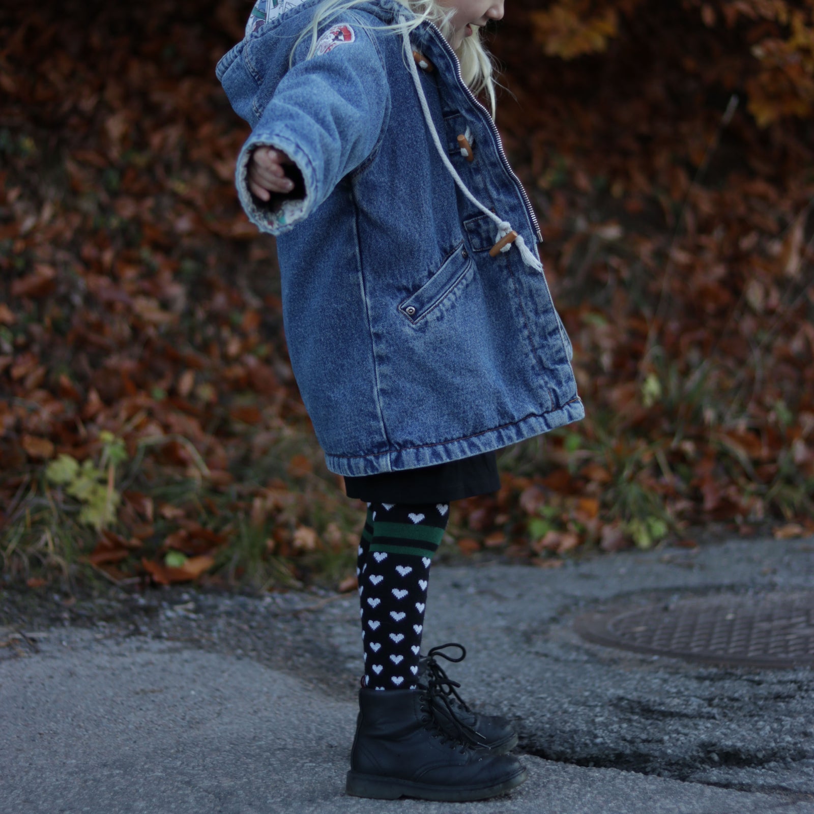 Hearty green tights