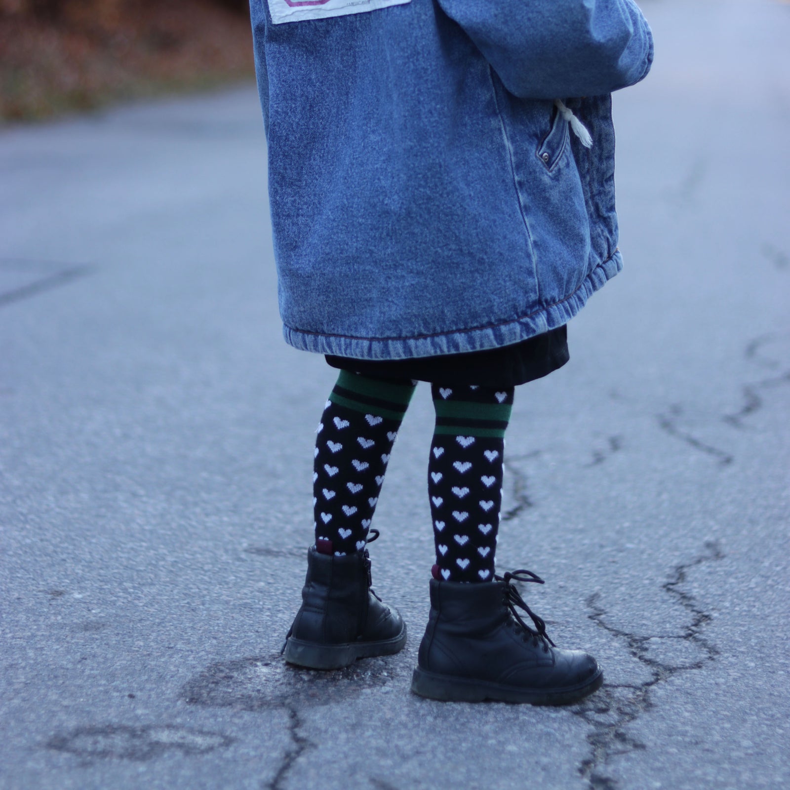 Hearty green tights